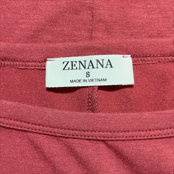 Zenana Lace Tunic Top in Red Size Small - Picture 6 of 9